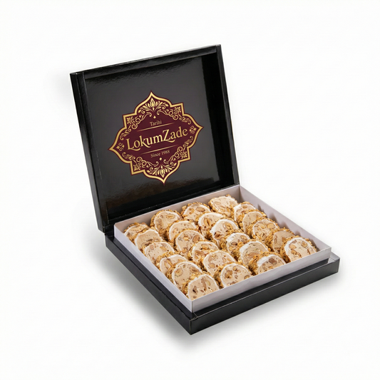 LokumZade MEGA GOLD BADEM SARMA TÜRK LOKUMU
